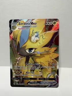Pokemon TCG Zeraora VMAX Galarian Gallery Crown Zenith GG42/GG70 - Image 1