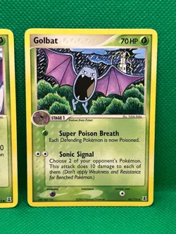 Pokemon Tcg Zubat 88/113 & Golbat 43/113 2005 EX Delta Species Non Holo - Image 3