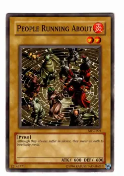 Yugioh- 1X People Running About - Common - Unlimited - MFC-001 - Near Mint - Image 1
