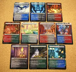 Ravnica Sacrifice Lands, Complete Set, Borderless, Double Masters 2022, NM, MtG - Image 1
