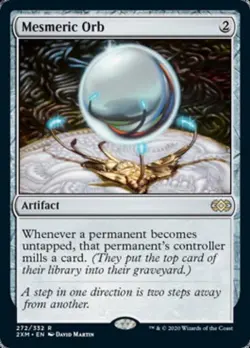 MTG English Mesmeric Orb NM Normal Double Masters - Image 1
