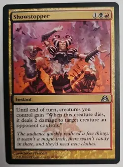 MTG Magic The Gathering Card Showstopper Instant Black Red Dragon's Maze 2013 - Image 1