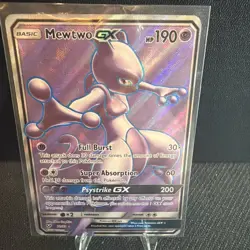 Mewtwo GX 72/73 Ultra Rare Shining Legends Pokemon Near Mint - Image 2