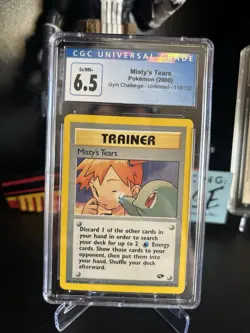 Pokemon Misty's Tears Gym Challenge 118/132 CGC 6.5 - Image 1
