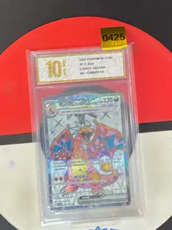 Pokemon TCG S-Chinese Charizard ex CSV5C 145/129 SR Grade10 - Image 1