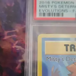 Pokemon Misty's Determination Evolutions 108/108 Full Art Holo PSA 9 2016 - Image 3