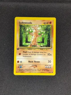 Sudowoodo 77/111 - Neo Genesis Set - 1st EDITION - Lightly Played - Pokemon TCG - Image 1