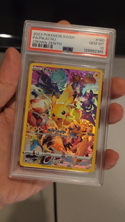 2023 Pokemon Crown Zenith Pikachu 160/159 PSA 10 - Image 2