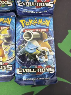Pokemon TCG XY EVOLUTIONS Sealed Booster Pack Lot Of 4 All Art Set Sealed - Image 5
