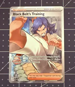 Pokemon TCG Black Belt’s Training 255/217 Ascended Heroes Full Art Near Mint - Image 1
