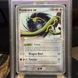 Pokemon TCG 2006 Rayquaza Ex-holo Black Star Promo PSA 7 - Image 2