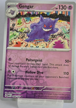 Pokemon Gengar Sv: Scarlet & Violet 151 094/165 Reverse Holo Rare Stage 2 130 HP - Image 1