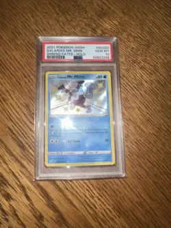 Pokemon Galarian Mr. Mime SV020/SV122 Shiny Holo Rare PSA 10 Shining Fates 2021 - Image 1