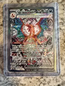 2023 Pokemon SV Obsidian Flames Charizard ex Special Illustration Rare #223/197 - Image 1