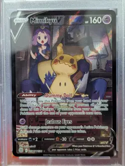 Pokemon TCG Brilliant Stars Mimikyu V Ultra Rare TG16/TG30 PSA 10 GEM MT - Image 2