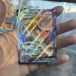 Pokemon TCG Mew VMAX Ultra Rare Holo Swsh08: Fusion Strike 114/264 NM Condition - Image 1