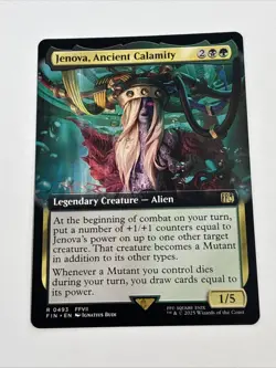 MTG Jenova, Ancient Calamity (Extended Art) Normal NM FINAL FANTASY Magic 493 - Image 1