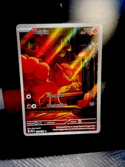 VULPIX 2025 POKEMON MEG EN-MEGA EVOLUTION ILLUSTRATION RARE #138 -L👀K-CLEAN🔥 - Image 2