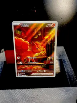 VULPIX 2025 POKEMON MEG EN-MEGA EVOLUTION ILLUSTRATION RARE #138 -L👀K-CLEAN🔥 - Image 3