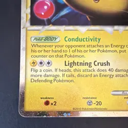 Pokemon Ampharos (Prime) 105/123 HeartGold SoulSilver Holo Rare English 2010 - Image 4