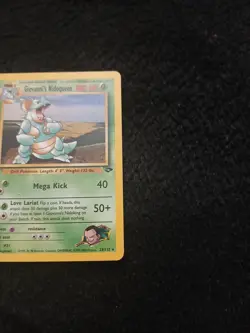 Pokemon Giovanni's Nidoqueen Gym Challenge 23/132 Non Holo HP - Image 2