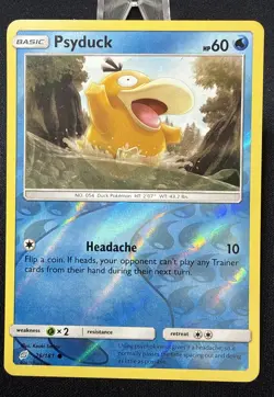 Psyduck - 26/181 - Common - Reverse Holo Pokemon Team Up (HP) - Image 1