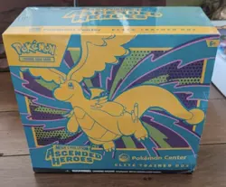 Pokemon Ascended Heroes Pokemon Center ETB Elite Trainer Box Sealed Eng DAMAGED - Image 1