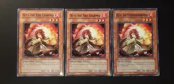 Yu-Gi-Oh! 3x Hiita the Fire Charmer, TLM-EN028/DE028, 1./2.Ed., DE/ENG, NM/NM/EX - Image 1
