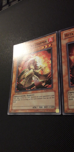 Yu-Gi-Oh! 3x Hiita the Fire Charmer, TLM-EN028/DE028, 1./2.Ed., DE/ENG, NM/NM/EX - Image 2