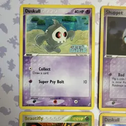 Pokemon TCG 7 Card Lot Regular Duskull Shuppet Deoxys Beautifly Marill English - Image 2