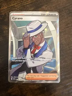 Pokemon TCG Cyrano Holo Ultra Rare Card 230/191SV08 Surging Sparks - Image 1