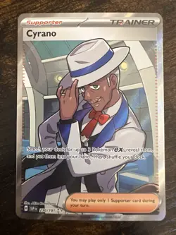Pokemon TCG Cyrano Holo Ultra Rare Card 230/191SV08 Surging Sparks - Image 2