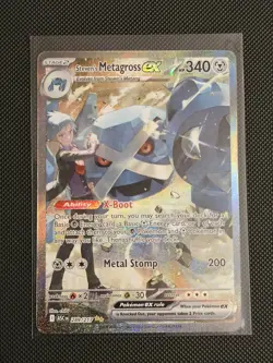 Steven’s Metagross Ex 289/217 Ascended Heroes SIR NM Pokemon Card TCG Pack Fresh - Image 3