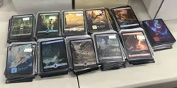 APPROX 550 MTG FULL ART LANDS - HOLOS & NON - HUGE LOT STORE INVENTORY CLOSEOUT - Image 1