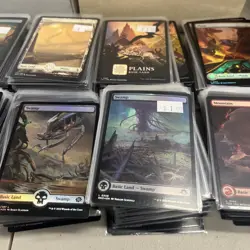 APPROX 550 MTG FULL ART LANDS - HOLOS & NON - HUGE LOT STORE INVENTORY CLOSEOUT - Image 3