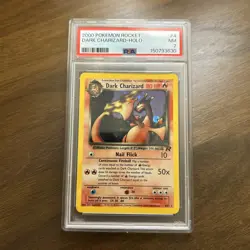 Pokemon Dark Charizard TCG Holo Rare Card 4/82 PSA 7 Near Mint - Image 1