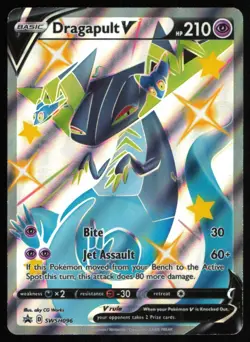 2022 SWORD SHIELD PROMO CARD POKEMON DRAGAPULT V PROMO #SWSH096 - Image 1