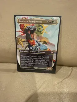 MTG Pantlaza, Sun-Favored *BORDERLESS* Lost Caverns of Ixalan Commander 0020 NM - Image 1
