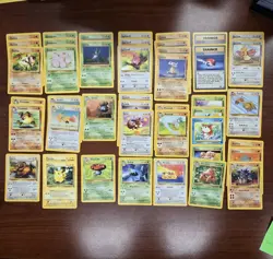 Pokemon Jungle Unlimited Set Card Lot - 44 Cards WOTC 1999 Vintage LP-MP Lot 2 - Image 1