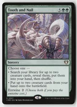 Tooth and Nail #327 (NM) Commander Masters CMM Magic MTG - Image 1
