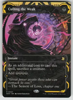 Culling the Weak Rare Secrets of Strixhaven: Mystical Archive 27 MTG NM 2026 - Image 1