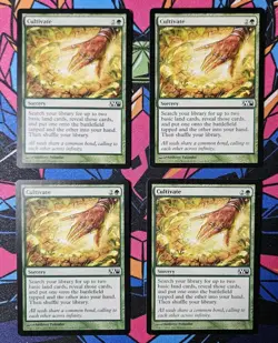 4x Cultivate x4 LP Regular MTG Magic 2011 Core Set M11 Magic The Gathering - Image 1