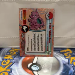 2000 Topps Chrome Pokemon ~ NIDORINO ~ # 33 ~ T.V. Animation Card Series 1 - Image 2