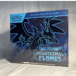 Pokemon Mega Evolution Phantasmal Flames Elite Trainer Box - Factory Sealed - Image 1