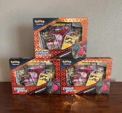 Pokemon Crown Zenith Regidrago V Collection Box Lot of 3 Sealed Factory New - Image 1