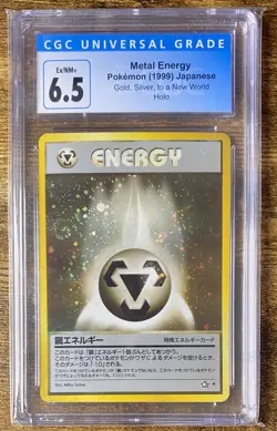 CGC 6.5 Metal Energy SWIRL-Gold, Silver, to a New World Holo (Japanese) Pokemon - Image 1