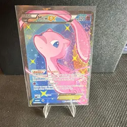 Pokemon Mew EX Full Art Ultra Rare Holo RC24/RC25 Legendary Treasures 120 HP - Image 1
