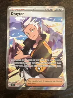 Pokemon TCG Drayton Surging Sparks Ultra Rare Trainer Card #232/191 - Image 1