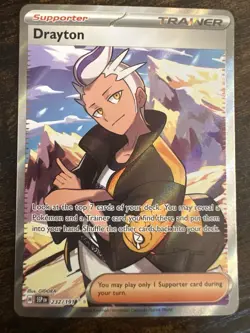 Pokemon TCG Drayton Surging Sparks Ultra Rare Trainer Card #232/191 - Image 2