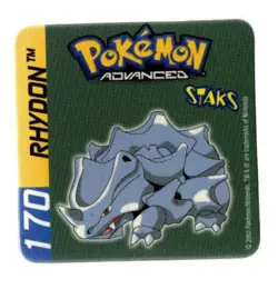POKEMON Advanced Panini 2003 STAKS #170 Rhydon Embossed Evolution Cards - Image 1